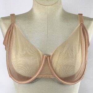 NWOT Mesh Beige Bra